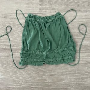 Zara Green Open Back Halter